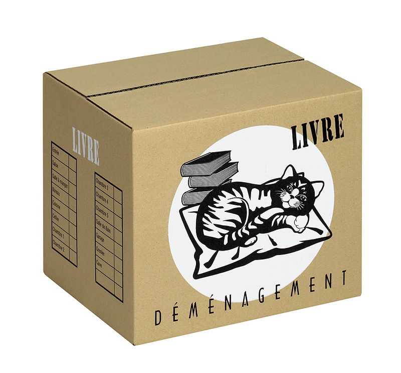 Cartons de déménagement pour livres